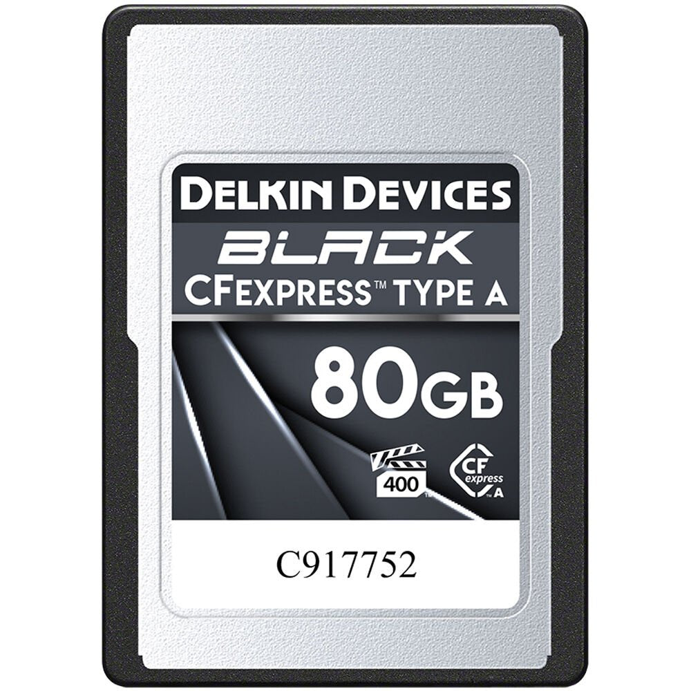 Delkin Devices 80GB BLACK CFexpress Type A Memory Card - cambuy-lives Delkin Devices 80GB BLACK CFexpress Type A Memory Card - cambuy-lives